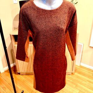 Two-tone Papillon Winter/Fall Shift Dress